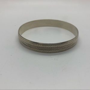 Antique Sterling Silver Bangle Bracelet